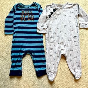 Boy bodysuits size 6 months